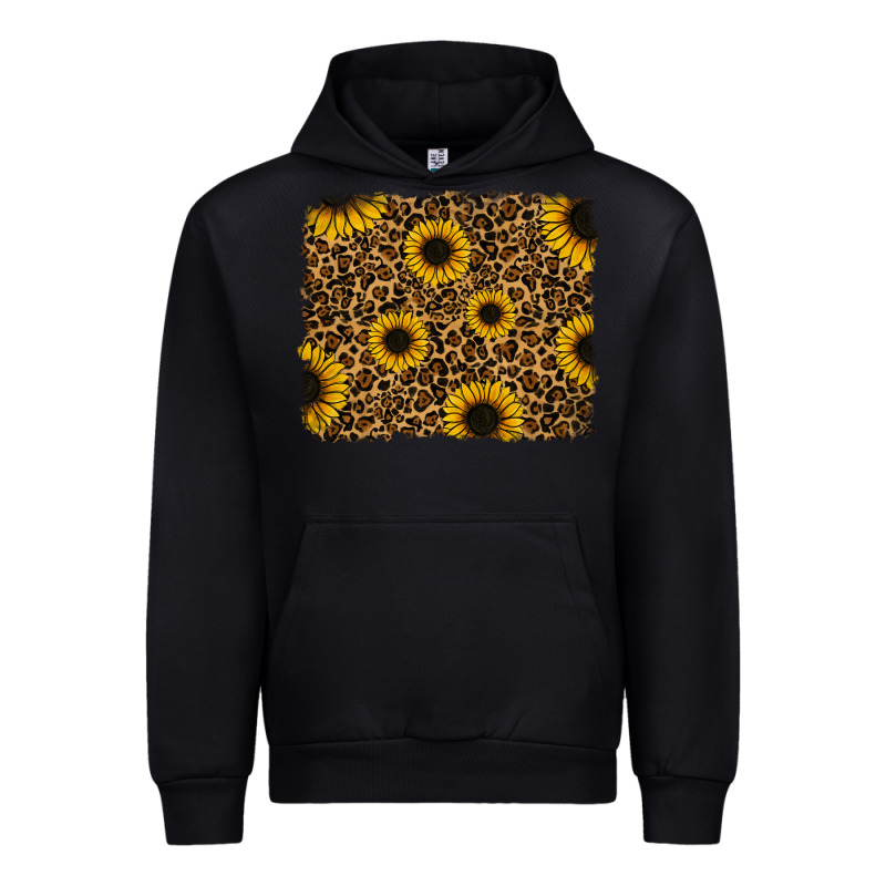 Leopard Sunflowers Background Urban Hoodie by RanaPortraitStore | Teevron