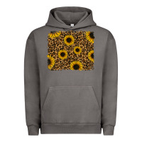 Pigment Tornado leopard sunflowers background Urban Hoodie - RanaPortraitStore