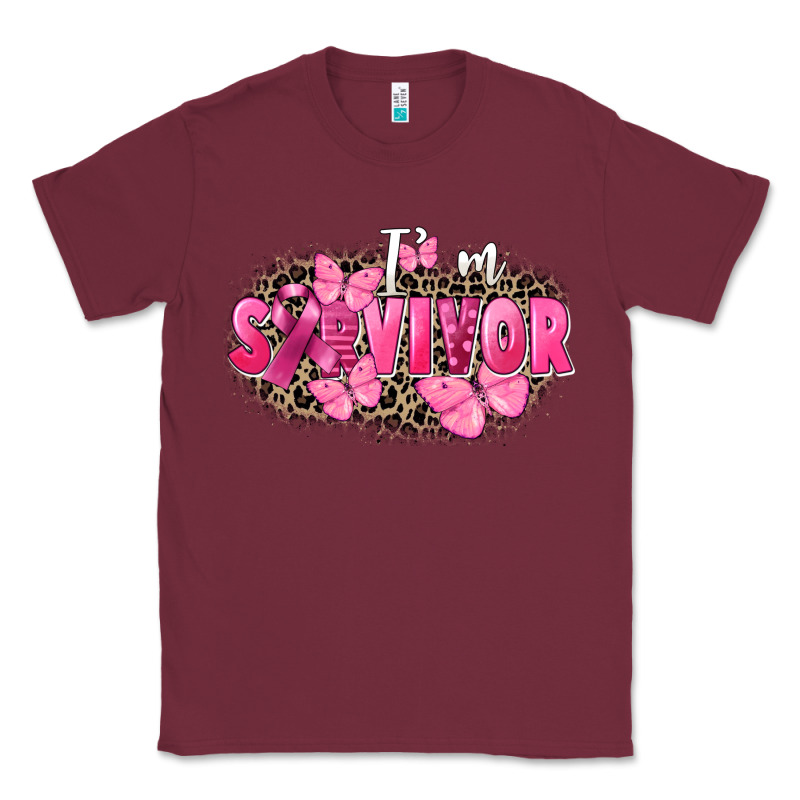 I' M Survivor Breast Cancer Classic Tee by FaDigitalArtStudio | Teevron