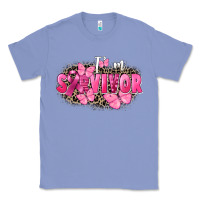 Colony Blue I' m survivor Breast Cancer Classic Tee - FaDigitalArtStudio