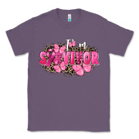 Lavender I' m survivor Breast Cancer Classic Tee - FaDigitalArtStudio