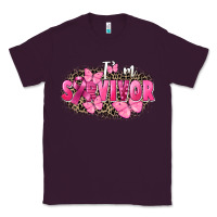 Plum I' m survivor Breast Cancer Classic Tee - FaDigitalArtStudio