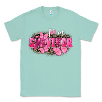 Seafoam I' m survivor Breast Cancer Classic Tee - FaDigitalArtStudio