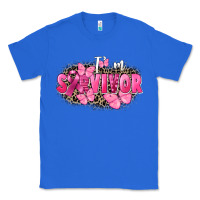 True Royal I' m survivor Breast Cancer Classic Tee - FaDigitalArtStudio