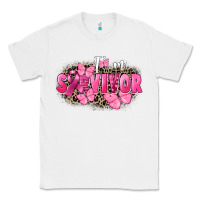 White I' m survivor Breast Cancer Classic Tee - FaDigitalArtStudio