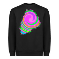 Black tie dye patch Heavyweight Sweatshirt - RanaPortraitStore