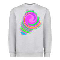 Heather Grey tie dye patch Heavyweight Sweatshirt - RanaPortraitStore