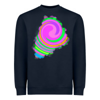 Navy tie dye patch Heavyweight Sweatshirt - RanaPortraitStore