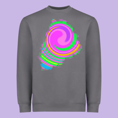 Tie Dye Patch Heavyweight Sweatshirt Designed By Ranaportraitstore