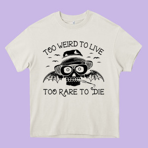 Hunter S Thompson  Fear And Loathing In Las Vegas Rare To Die Heavy Core Tee Designed By Designefamous
