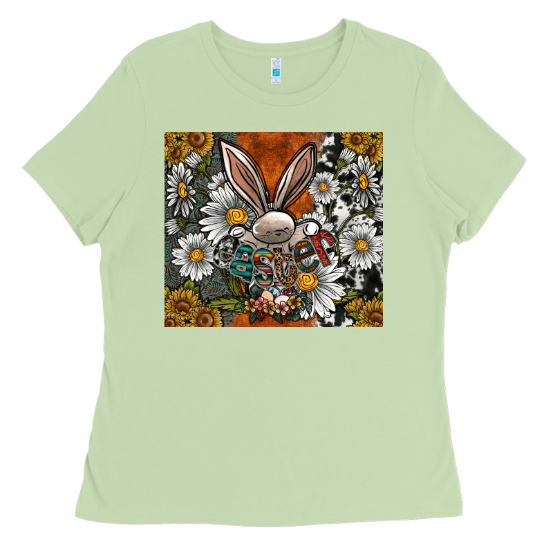 Bunny Easter Ladies Tee by CowhideDigitalArt | Teevron