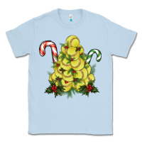 Dusty Blue softball christmas tree Classic Tee - RanaPortraitStore