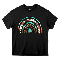 Black Western Rainbow Heavy Core Tee - Jasminsmagicworld