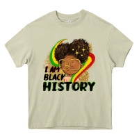 Mossy I am black history Heavy Core Tee - FaDigitalArtStudio