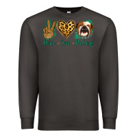 Smoke Peace Love Bulldog Premium Sweatshirt - Jasminsmagicworld