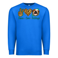 True Royal Peace Love Bulldog Premium Sweatshirt - Jasminsmagicworld
