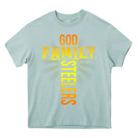 God Family Steeler Shirt Father's Day Gift Tee T Shirt Heavy Core Tee | Teevron