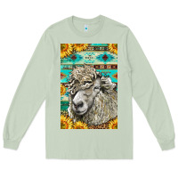 Matcha Western Lincoln Sheep Long Sleeve Tee - LillyAllenDesigns