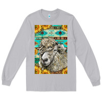 Moon Dust Western Lincoln Sheep Long Sleeve Tee - LillyAllenDesigns