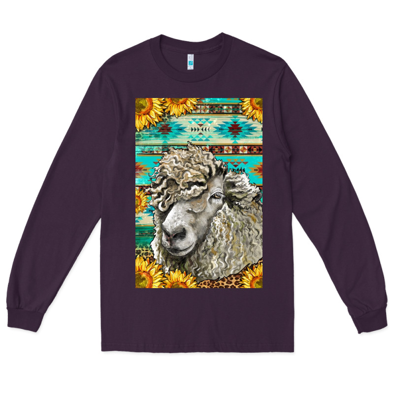 Western Lincoln Sheep Long Sleeve Tee by LillyAllenDesigns | Teevron