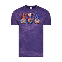 Cloud Purple American Gnomes Vintage Tee - CowhideDigitalArt