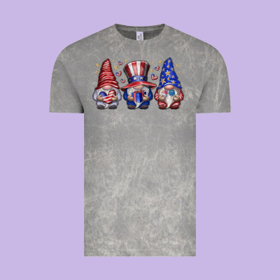 American Gnomes Vintage Tee Designed By Cowhidedigitalart
