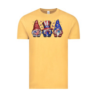 Vintage Mustard American Gnomes Vintage Tee - CowhideDigitalArt