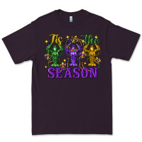 Plum Tis The Season Crawfish Mardi Gras Premium Tee - FaDigitalArtStudio