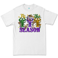 White Tis The Season Crawfish Mardi Gras Premium Tee - FaDigitalArtStudio