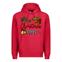 Cardinal it's Christmas time Premium Hoodie - BarkalooDesign