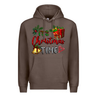 Coffee it's Christmas time Premium Hoodie - BarkalooDesign