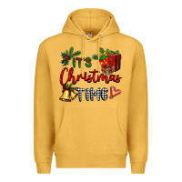 Mustard it's Christmas time Premium Hoodie - BarkalooDesign