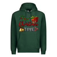Sports Green it's Christmas time Premium Hoodie - BarkalooDesign