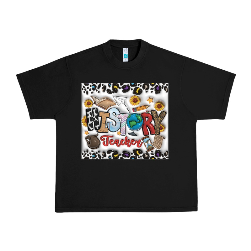 Histtory Teacher Urban Heavy Tee by CowhideDigitalArt | Teevron