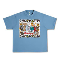 Pebble Blue Histtory Teacher Urban Heavy Tee - CowhideDigitalArt