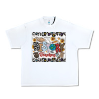 White Histtory Teacher Urban Heavy Tee - CowhideDigitalArt