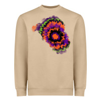 Mushroom tie dye patch Heavyweight Sweatshirt - RanaPortraitStore