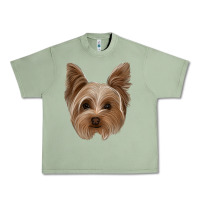 Oil Green yorkie Urban Heavy Tee - Jasminsmagicworld