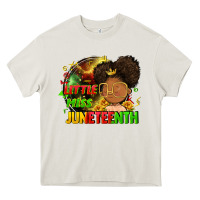 Cream Little miss Juneteenth Heavy Core Tee - FaDigitalArtStudio