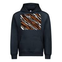 Navy Tiger zebra background Urban Hoodie - RanaPortraitStore