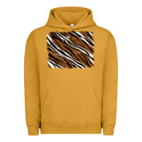 Pigment Peanut Butter Tiger zebra background Urban Hoodie - RanaPortraitStore