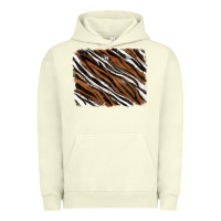 Pigment Pistachio Tiger zebra background Urban Hoodie - RanaPortraitStore