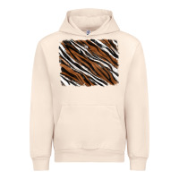 Sandshell Tiger zebra background Urban Hoodie - RanaPortraitStore