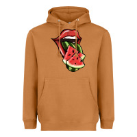 Meerkat Watermelon Tongue Heavyweight Hoodie - Jasminsmagicworld