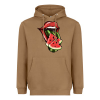 Toasted Coconut Watermelon Tongue Heavyweight Hoodie - Jasminsmagicworld