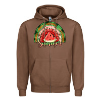 Chestnut watermelon summer rainbow Zipper Hoodie - Jasminsmagicworld