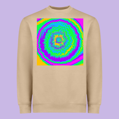 Tye Die Pattern Heavyweight Sweatshirt Designed By Ranaportraitstore