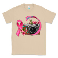 Mushroom floral cancer ribbon vintage camera Classic Tee - FaDigitalArtStudio