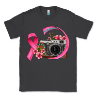 Smoke floral cancer ribbon vintage camera Classic Tee - FaDigitalArtStudio
