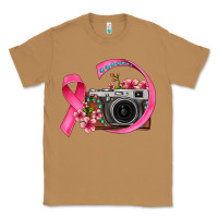 Toasted Coconut floral cancer ribbon vintage camera Classic Tee - FaDigitalArtStudio